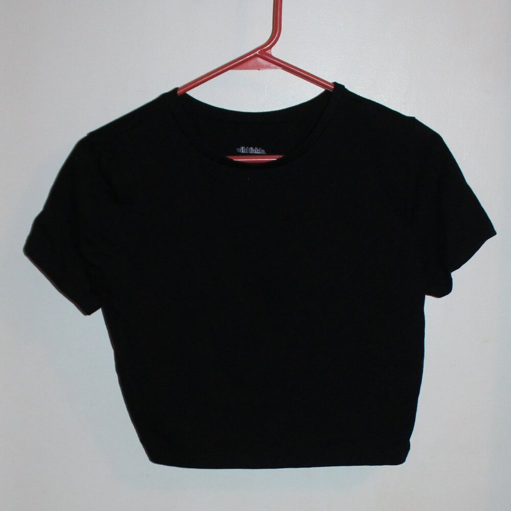 Wild Fable Black Crop Top